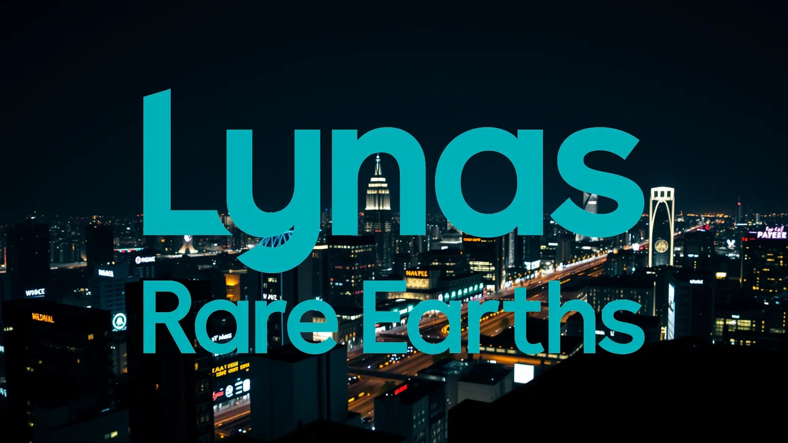 Lynas Rare Earths Stock